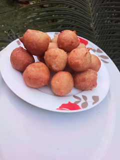 A picture of Spicy puff-puff.