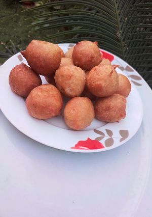A picture of Spicy puff-puff.