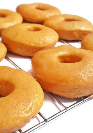 Foto resep Glazed Thai Tea Baked Donut