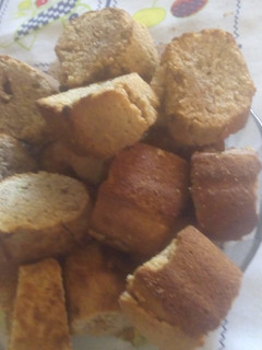 Una foto de Budín de harina integral
