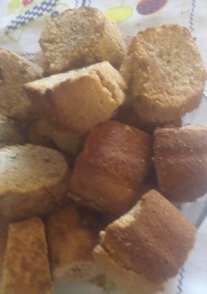 Una foto de Budín de harina integral