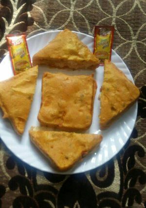 A picture of Stuffed bread pakora.