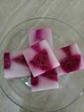 Puding santan buah naga