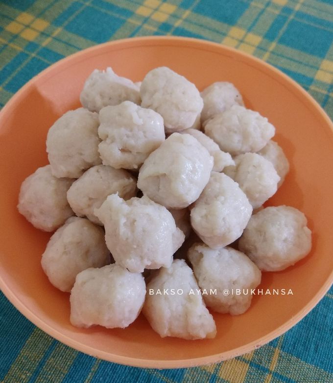 Foto resep Bakso Ayam tanpa Baking Powder