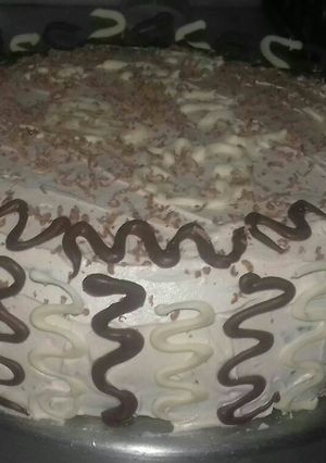 صورة لوصفة تورته روعه ع طريقتي😉😋