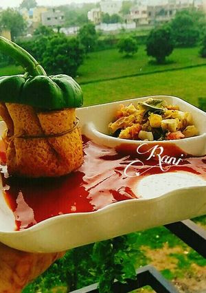 #Moonsoon bites Surprise Potli (#Moonsoon bites Surprise Potli recipe in hindi) रेसिपी मुख्य फोटो