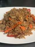 Arroz salteado al wok