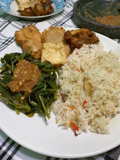 Foto resep Nasi liwet rice cooker simple