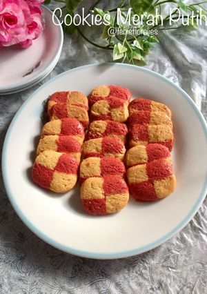 Foto resep Cookies Merah Putih