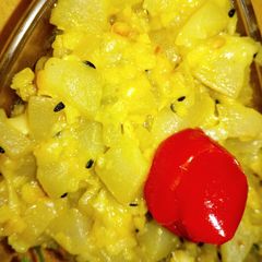 A picture of #Zero Oil Recipe-Bottle Gourd Curry.