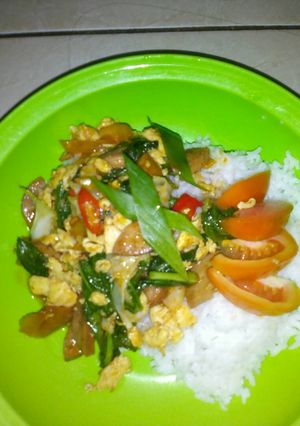 Foto resep nasi gila sosis mudah n praktis...