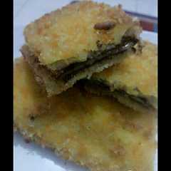 รูปของ Roti Goreng Sandwich; Coklat Keju