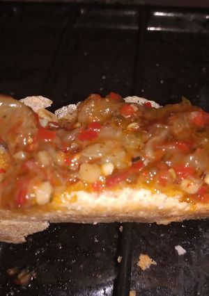 Una foto de Berenjena al escabeche fácil