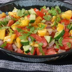 A picture of Mango salsa.