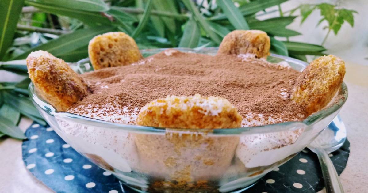 Tiramisú fácil y rápido, sin huevo Receta de graciela martinez @gramar09 en  Instagram ☺?- Cookpad