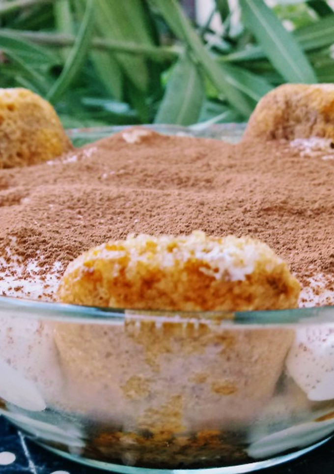 Una foto de Tiramisú fácil y rápido, sin huevo