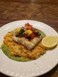 Brad's halibut w/ mango salsa
