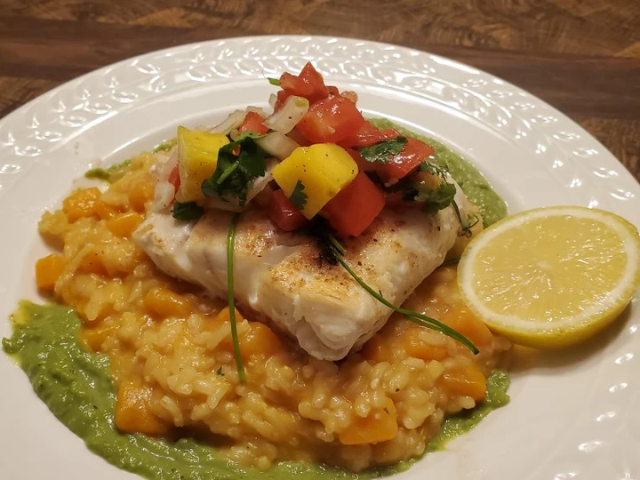 Easy Way Make Recipe Brad's halibut w/ mango salsa that is Awesome, So Delicious}