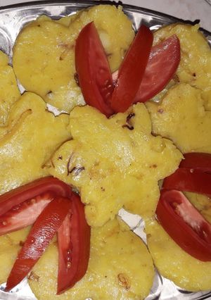 عکسی از دستور پوره سیب زمینی
