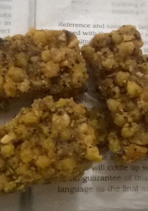 Una foto de Barritas de cereal (quinoa inflada, arroz inflado y mantequilla de maní casera) ♥