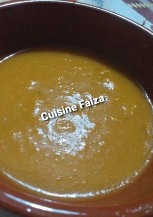 صورة لوصفة سوب بنينة إقتصادية وصحية 🥣