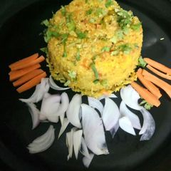 A picture of Vegetable dalia recipe.