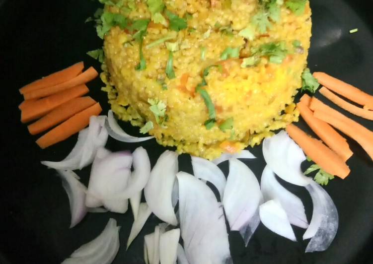 Vegetable dalia recipe