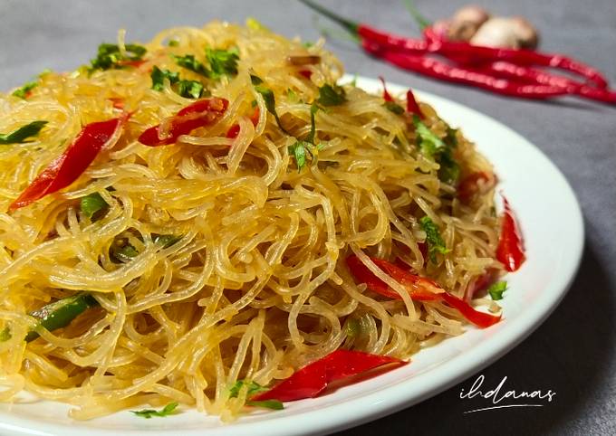 Wajib coba! Resep bikin Bihun Goreng Masak Cabai/Pedas dijamin nikmat