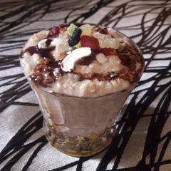 A picture of Overnight oatsmeals.