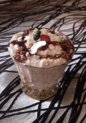 A picture of Overnight oatsmeals.