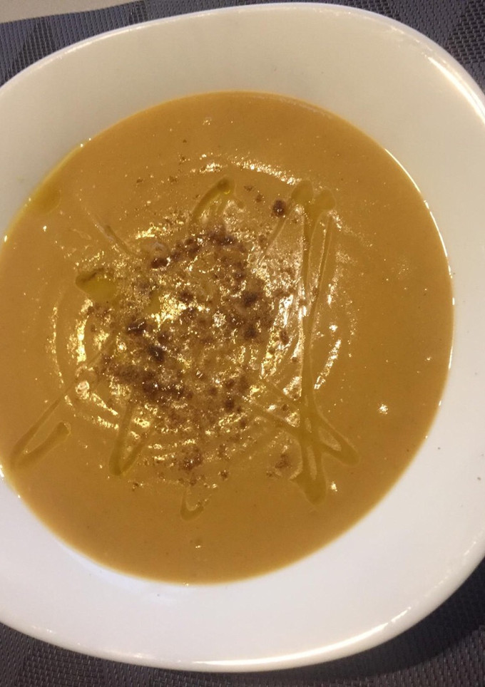 Una foto de Crema de habas secas (Bissara marroquí)