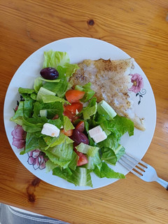 Foto de Salada com queijo feta