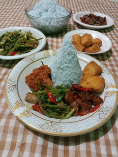 Foto resep Tumini Bunga Telang Simple