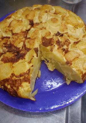 Una foto de Tortilla de papas al microondas 👏