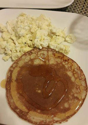 Una foto de Panquecas de avena fitnees