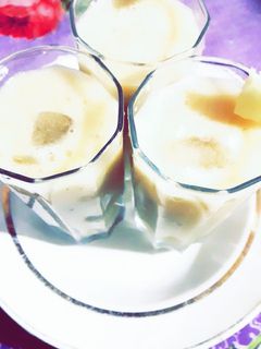 صورة لوصفة عصير بطيخ اصفر وموز