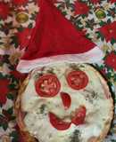 Pizza navideña
