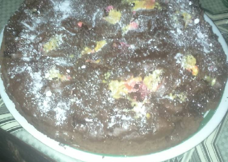 Marshmallow Fudge Chocolate Cake #BeraniBaking