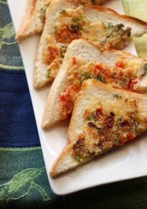 A picture of Rava sandwich.