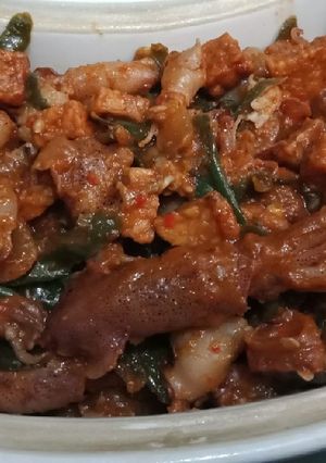 Foto resep Cumi Kering Tempe Sambal Cabai hijau