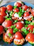 Mini pizza z cukinii