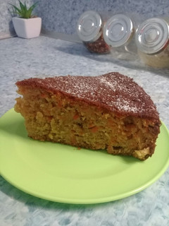 Una foto de Torta de zanahoria
