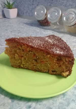 Una foto de Torta de zanahoria