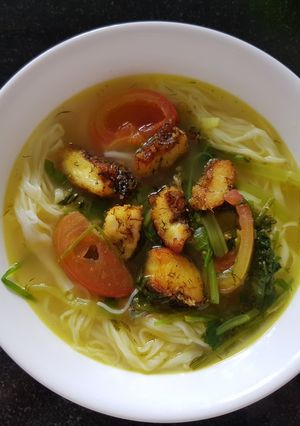 Hình của món Buổi sáng Bún cá lóc.
