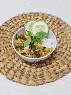 Foto resep Rice Bowl Tempe Penyet