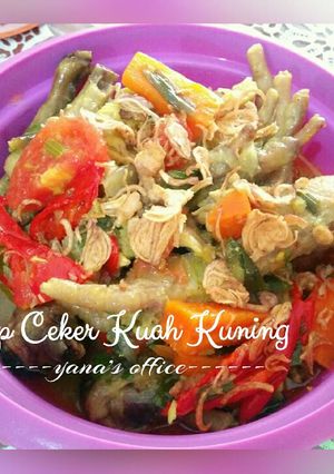 Foto resep Sup Ceker Ayam Kuah Kuning Yana