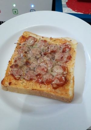 Foto resep Roti tawar pizza 🍕