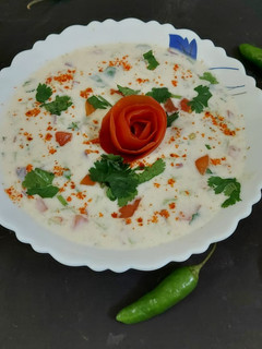 A picture of Mixed Veg Raita.