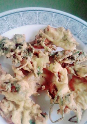 A picture of Palak ke pakore.