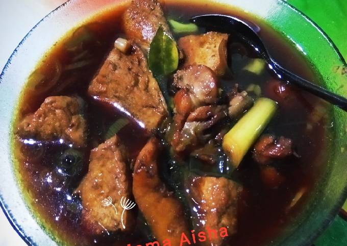 Semur Ayam Tahu Ekstra Pedas Simpel Ala mama Aisha